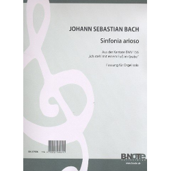 Sinfonia Arioso BWV156 für Orgel - Johann Sebastian Bach