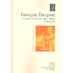 Concerto à cinq avec flute obligée et orchestre - Charles Francois Dieupart
