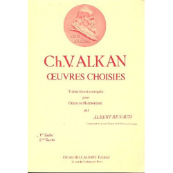 Oeuvres choisies vol.1 pour orgue (harmonium) - Charles Henri Valentin Alkan