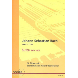 Suite BWV1007 für Zither - Johann Sebastian Bach