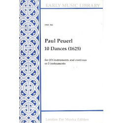 10 Dances for 2/3 instruments and - Paul Peuerl