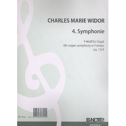 Sinfonie f-Moll Nr.4 op.13,4 für Orgel - Charles-Marie Widor