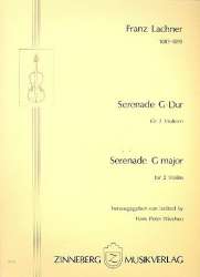 Serenade G-Dur für 2 Violinen - Franz Paul Lachner
