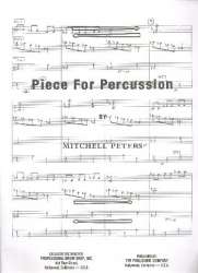 Piece for Percussion -Mitchell Peters