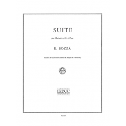 SUITE : POUR CLARINETTE SI b ET - Eugène Bozza