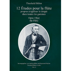 12 Études propres à égaliser le doigté dans toutes les gammes op.19[a] für Flöte -Theobald Boehm