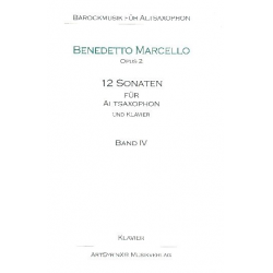 12 Sonaten op.2 Band 4 (Nr.10-12) (+CD) - Benedetto Marcello