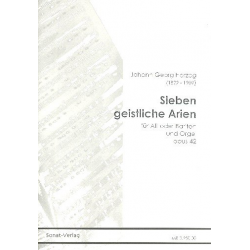 7 geistliche Arien op.42 - Johann Georg Herzog