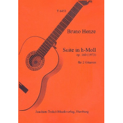 Suite h-Moll op.160 für 2 Gitarren - Bruno Henze