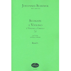 Suonate a violino e violone (cimbalo) - Johannes Schenck