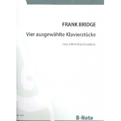 4 ausgewählte Klavierstücke - Frank Bridge