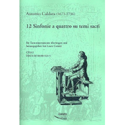 12 Sinfonie a quattro su temi sacri - Antonio Caldara