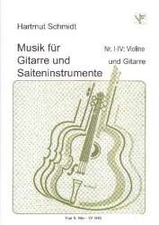 Musik für Gitarre und Saiteninstrumente Nr.1-4 - Hartmut Schmidt