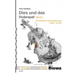 DW1169 Dies und das - Etüdenspaß Band 3 für Violine -Franz Kanefzky