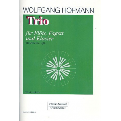 Trio H82D für Flöte, Fagott und Klavier - Wolfgang Hofmann