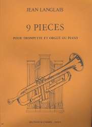 9 pièces pour trompette et orgue - Jean Langlais