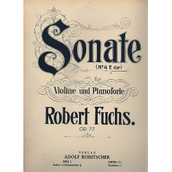 Sonate E-Dur Nr.4 op.77 - Robert Fuchs