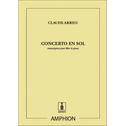 Concerto en sol majeur pour flûte - Claude Arrieu