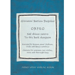 Orfeo Kantate für Sopran, - Giovanni Battista Pergolesi