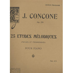 25 Études mélodiques op.24 - Giuseppe Concone