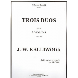 3 duos op.180 pour - Johann Wenzeslaus Kalliwoda