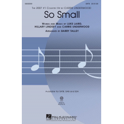 So Small - Carrie Underwood / Arr. Barry Talley