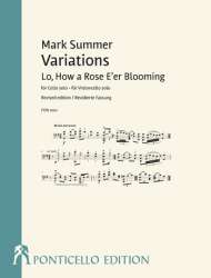 Variations Lo, How a Rose E'er Blooming - Mark Summer