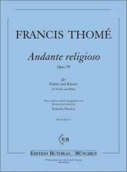 Andante religioso op.70 für Violine - Francis Thomé