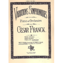 Variations symphoniques pour piano - César Franck
