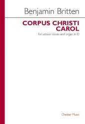 Corpus Christi Carol for unison voices and organ - Benjamin Britten