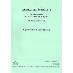 Cantata pastorale per la nascita di nostro signore - Alessandro Scarlatti