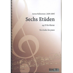 6 Etüden op.23 für Klavier - Anton Rubinstein