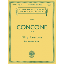 50 Lessons, Op. 9 - Giuseppe Concone