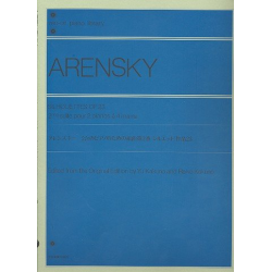 Silhouettes op.23 für Klavier zu 4 Händen - Anton Stepanowitsch Arensky