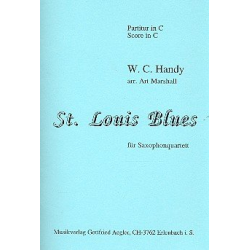 St. Louis Blues für 4 Saxophone - William Christopher Handy