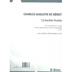 12 leichte Duette op.87 - Charles  A. de Bériot