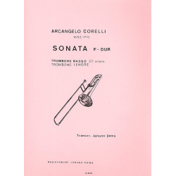 Sonate F-Dur für Posaune (T/B) - Arcangelo Corelli