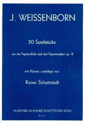 30 Spielstücke für Fagott - Julius Weissenborn
