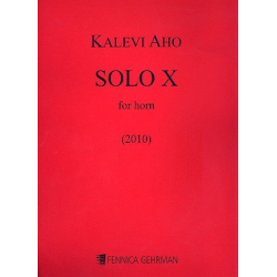 Solo X for horn - Kalevi Aho
