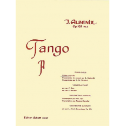 Albéniz, Isaac : Tango op. 165/2 - Isaac Albéniz