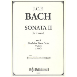 Sonata  in G major no.2 per - Johann Christoph Friedrich Bach