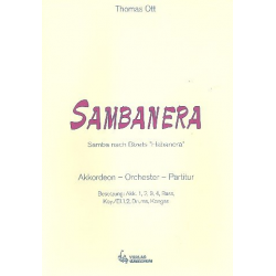 Sambanera: für Akkordeonorchester - Thomas Ott
