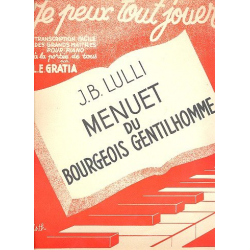 Menuet du bourgeois Gentilhomme - Jean-Baptiste Lully