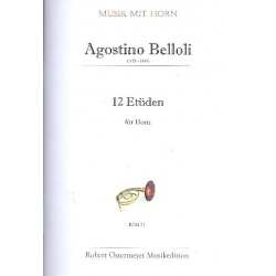 12 Etüden für Horn - Belloli Agostino