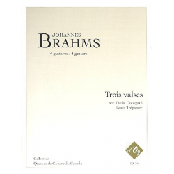 3 Valses op.37,14 pour 4 guitares - Johannes Brahms