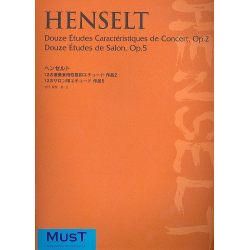 12 Characteristic Concert Studies op.2 - Adolf Henselt