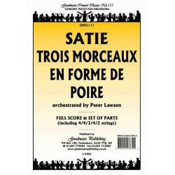 Trois Morceaux (Arr.Lawson) Pack Orchestra - Erik Satie