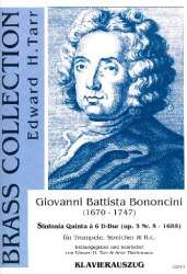 Sinfonia quinta à 6 D-Dur op.3,5 für Trompete, Streicher und Bc - Giovanni Bononcini