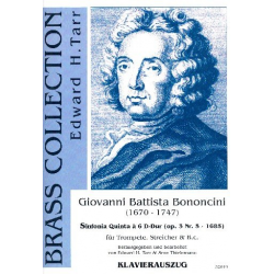 Sinfonia quinta à 6 D-Dur op.3,5 für Trompete, Streicher und Bc -Giovanni Bononcini