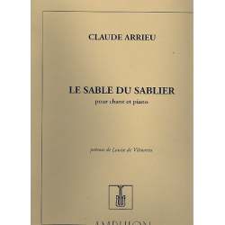 Le sable du sablier pour chant et piano - Claude Arrieu